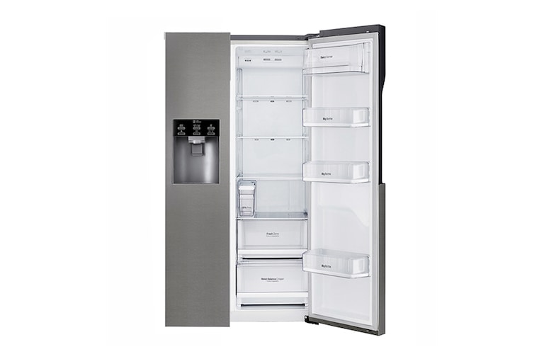 LG Frigorífico Americano LG GSL361ICEZ, 606 litros, eficiência energética F, dispensador sem canaliza??o, Dark Graphite, GSL361ICEZ